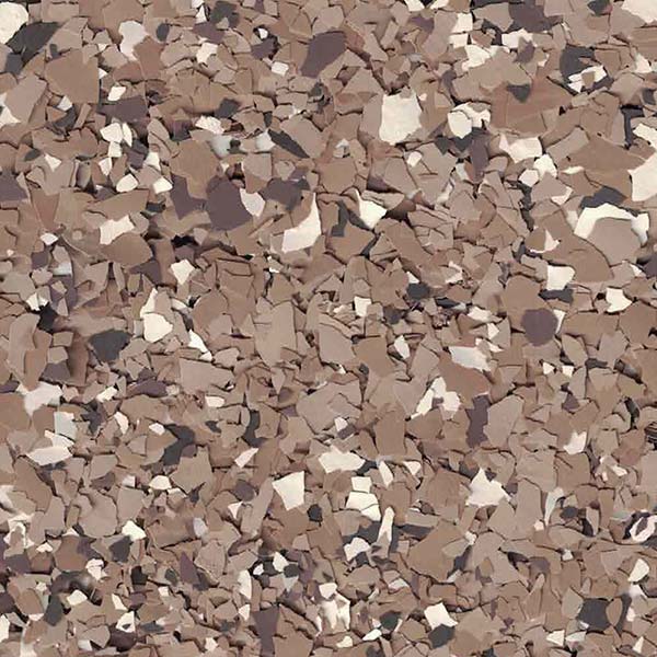 The image displays a random assortment of broken pieces in various shades of brown, tan, and white, resembling a textured or granular surface.
